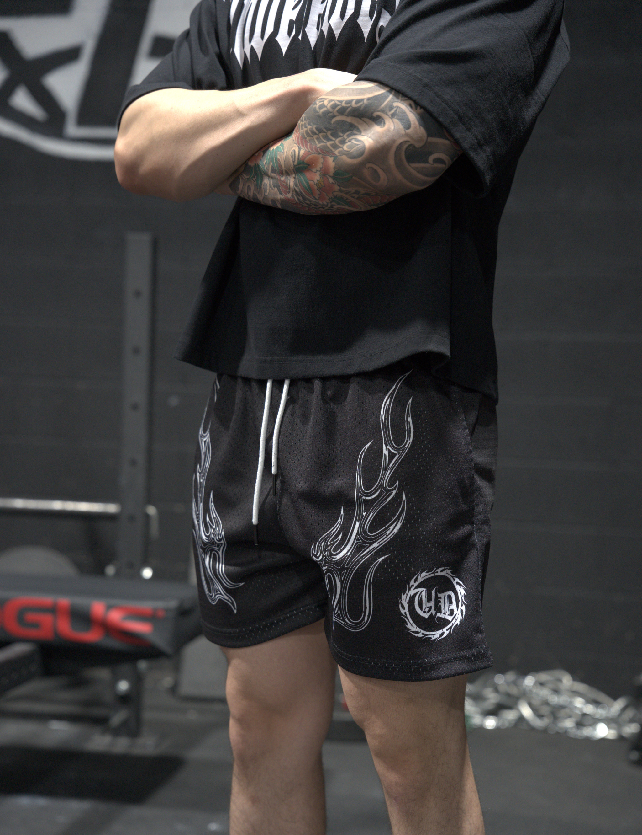 Flame Mesh Shorts (SHORT INSEAM)